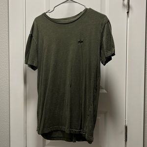 Army green shirt